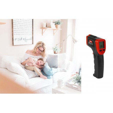 Termometer IR (infrared) Brezkontaktni / brezstični, UT301H, na baterije, LCD zaslon, auto off Termometer IR (infrared) Brezkontaktni / brezstični, UT301H, na baterije, LCD zaslon, auto off