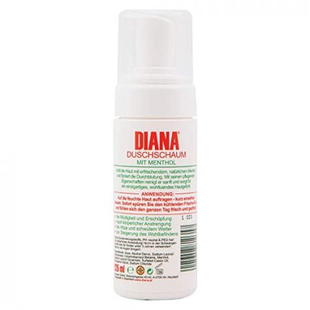 DIANA pena za prhanje z mentolom 125 ml DIANA pena za prhanje z mentolom 125 ml